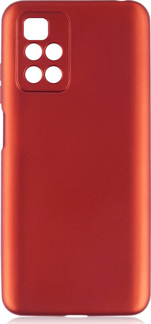 Redmi 10 2022 Kılıf MKST Premier Silikon Kapak - Kırmızı