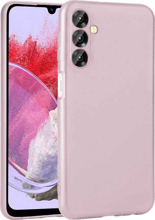 Galaxy M34 5G Kılıf MKST Premier Silikon Kapak - Rose Gold