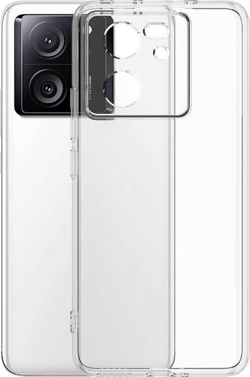 Mi 13T Pro Kılıf MKST Süper Silikon Kapak - Renksiz