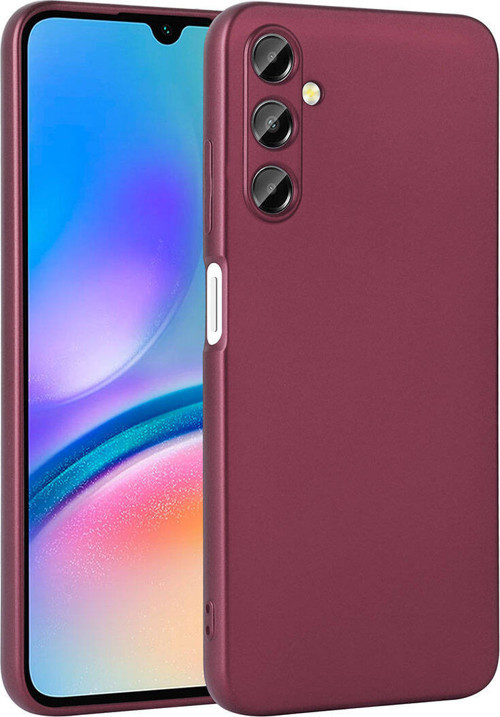 Galaxy A05S Kılıf MKST Premier Silikon Kapak - Mürdüm