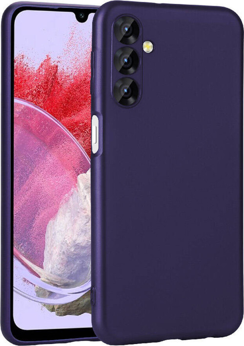 Galaxy M34 5G Kılıf MKST Premier Silikon Kapak - Lacivert