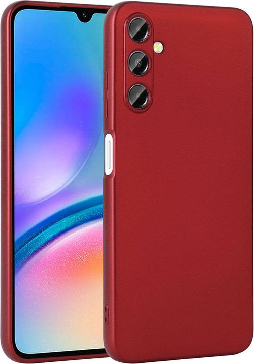 Galaxy A05S Kılıf MKST Premier Silikon Kapak - Kırmızı