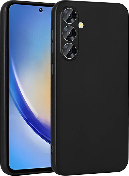 Galaxy A35 Kılıf MKST Premier Silikon Kapak - Siyah