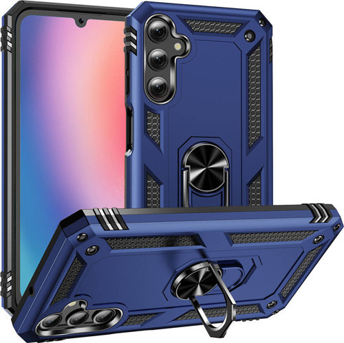 Galaxy A25 Kılıf MKST Vega Kapak - Mavi