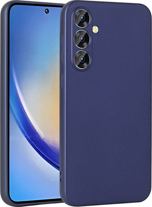 Galaxy A55 Kılıf MKST Premier Silikon Kapak - Lacivert