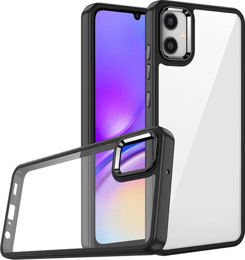 Galaxy A05 Kılıf MKST Flora Kapak - Siyah