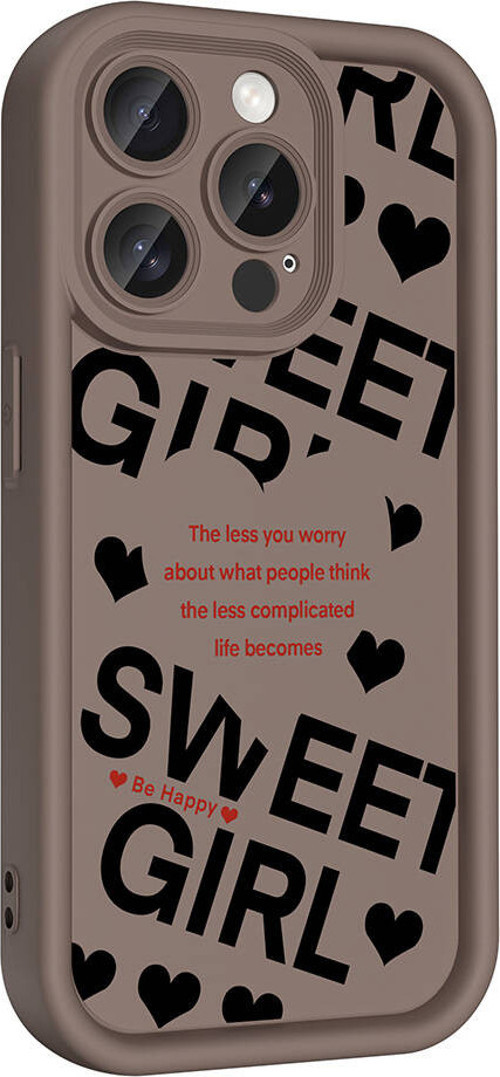 iPhone 15 Pro Kılıf Kamera Korumalı Baskılı Arka Yüzey MKST Klas Kapak - Siyah