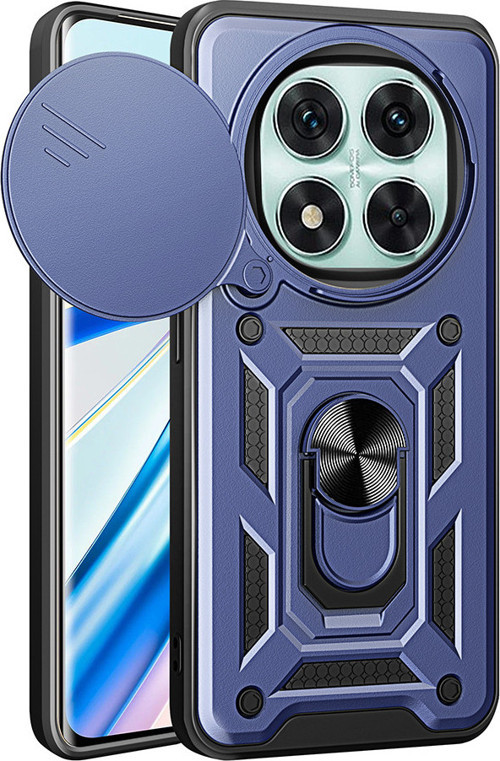Poco X7 Kılıf Magnetik Standlı Kamera Korumalı Sürgülü Vega Kapak