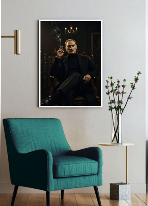 Çerçevesiz Atatürk Tablo