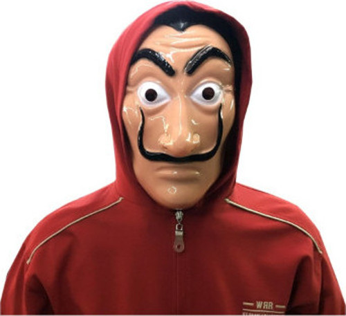 Büro Ev Ofis Etkinlik Gösteri Kostümü için Tekli Casa De Papel Maske