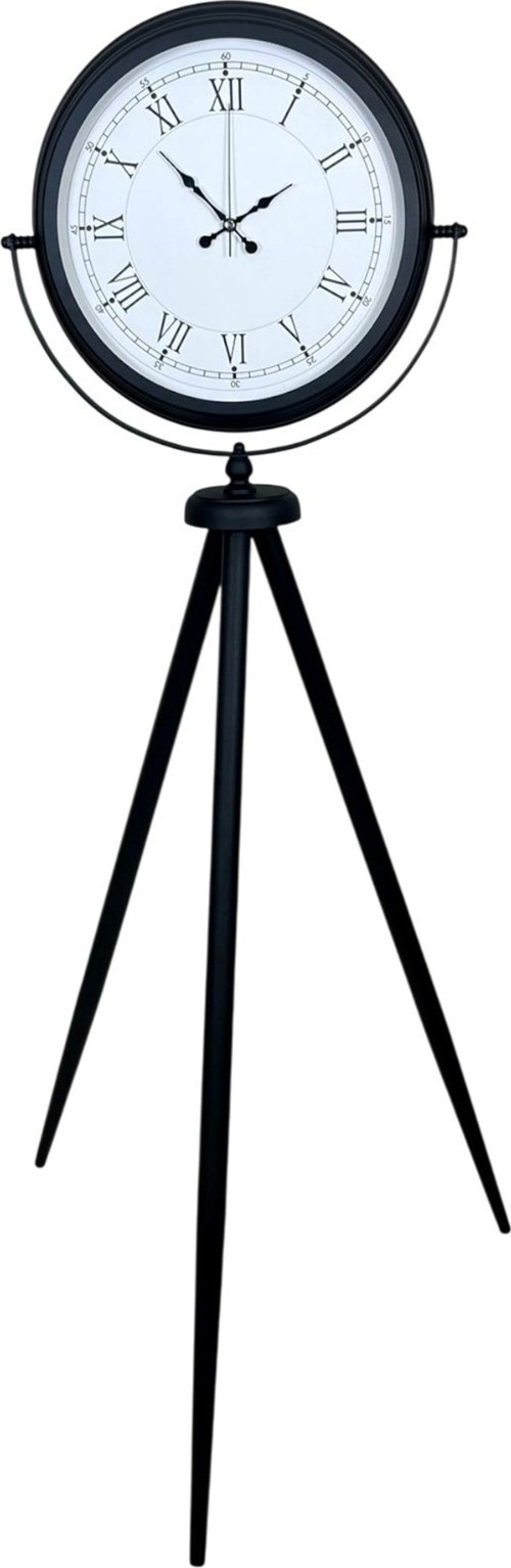 Büro Ev Ofis Hediyesi için Dizayn Siyah Tripod Ayaklı Saat