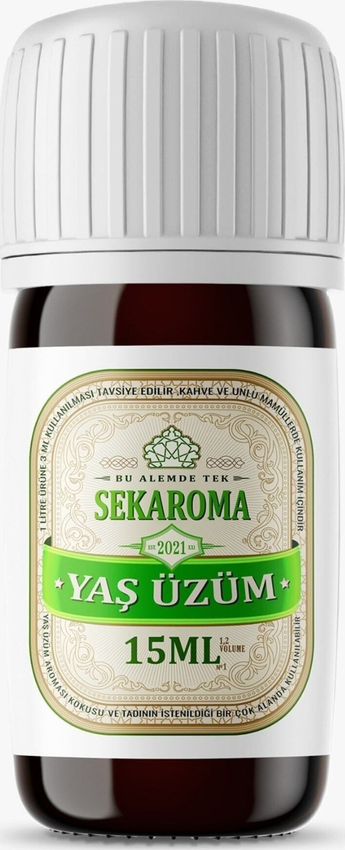 Tekirdağ Yaş Üzüm Aroması 15 Ml (5 Litreye Uyumlu)