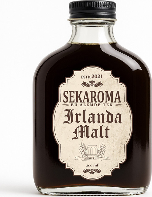 İrlanda Özel Premium Malt Aroması - İrlanda Malt Kiti 200 Ml (20 Litre Çözücüye Uyumludur.)