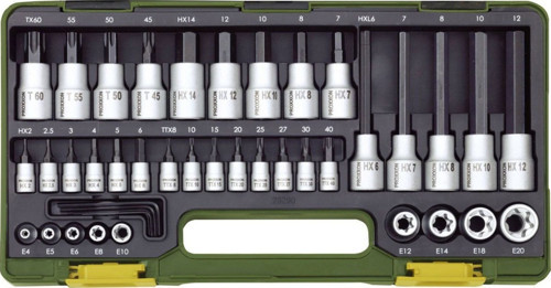 23290 Torx Ve Altıgen Cıvatalar İçin Özel Set. 42 Parçalı