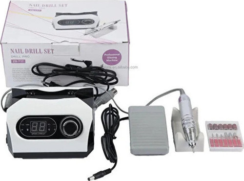 ZS-717 Elektirkli Tırnak Törpüsü Makinesi 65W 35000 RPM Pembe