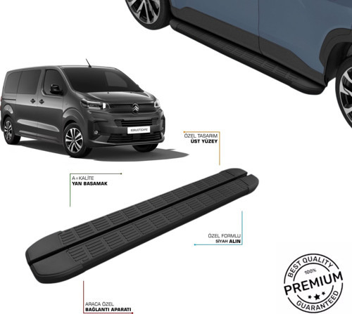 CITROEN SPACE TOURER ! KISA ! ŞASE 2024 2025 2026 SLN SİYAH YAN BASAMAK