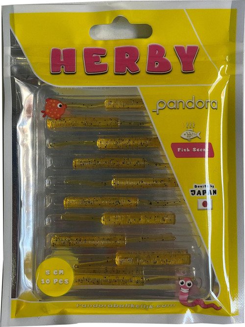 Herby 5cm 10 Adet LRF Silikonu Honey Shrimp