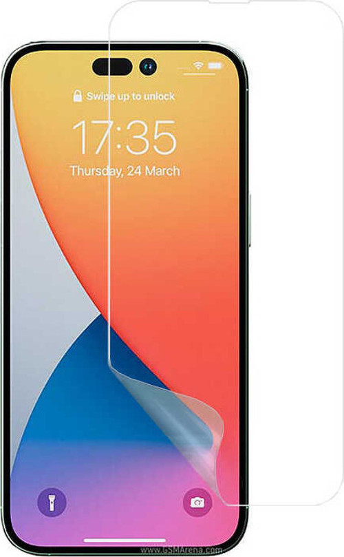 iPhone 15 Pro Nano Micro Temperli Ekran Koruyucu Şeffaf