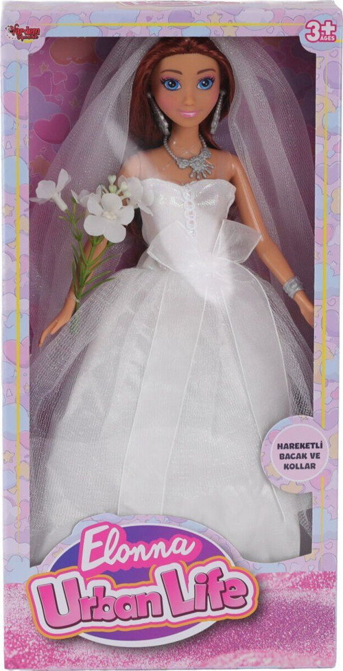 WG-661048 KUTULU 29CM GELİNLİKLİ BEBEK