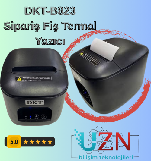 -B823 Termal Fiş ve Adisyon Yazıcı - 80mm Otomatik Kesicili (Mürekkepsiz Baskı)