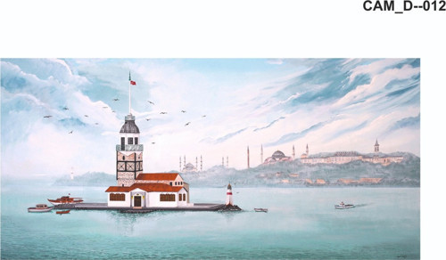 W Delux Duvar Tipi Cam Panel Isıtıcı 800W