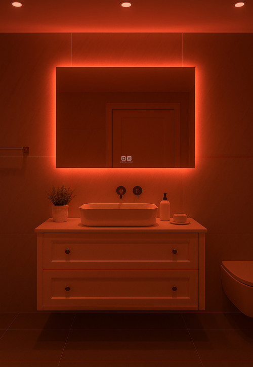 Buğu Önleyici, Dokunmatik, Işıklı, Dikdörtgen Banyo Aynası 30X50 - 40X60 - 50X70 - 60X80