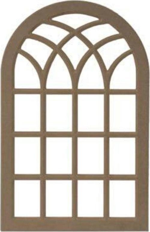 Dekoratif Hint Model Duvar Mdf Pencere 41x64
