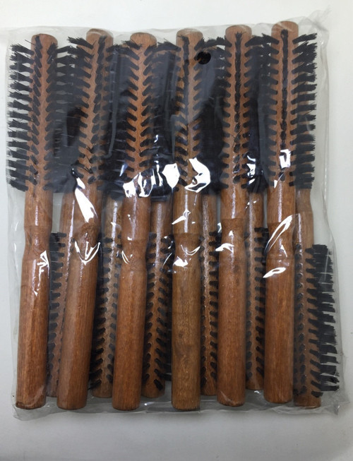 RD-557A Tel Koyu Ahşap Renk Saç Fırçası Tarak