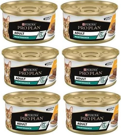 Tavuklu Yetişkin Kedi Konservesi 85 Gr X 6 Adet