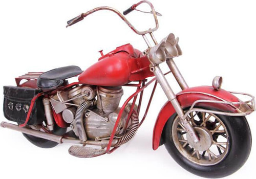 Dekoratif Metal Motosiklet Biblo