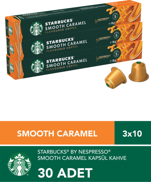 by Nespresso Caramel Kapsül Kahve 3 X 10 adet
