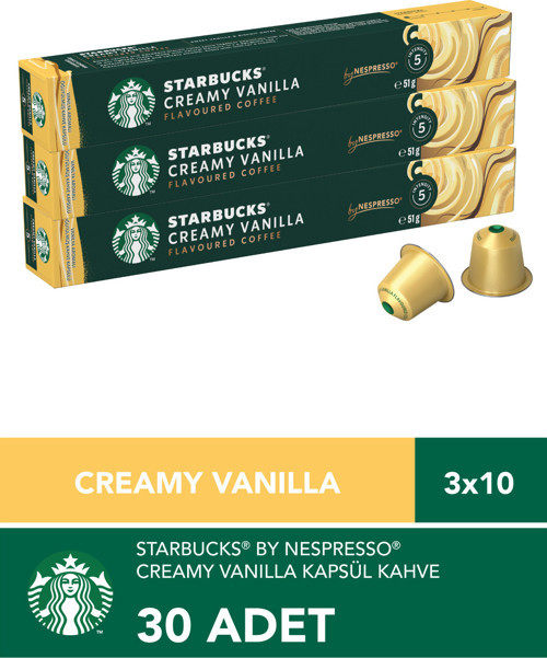 by Nespresso Vanilla Kapsül Kahve 3 X 10 adet