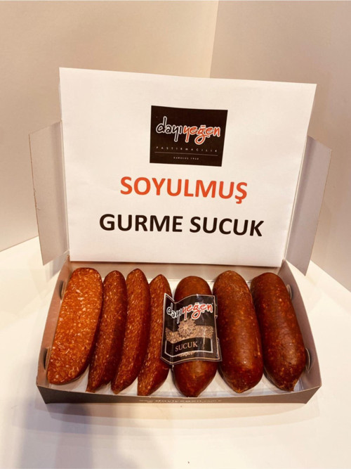 Soyulmuş Gurme Sucuk 500 Gr %100 Doğal - Kayseri