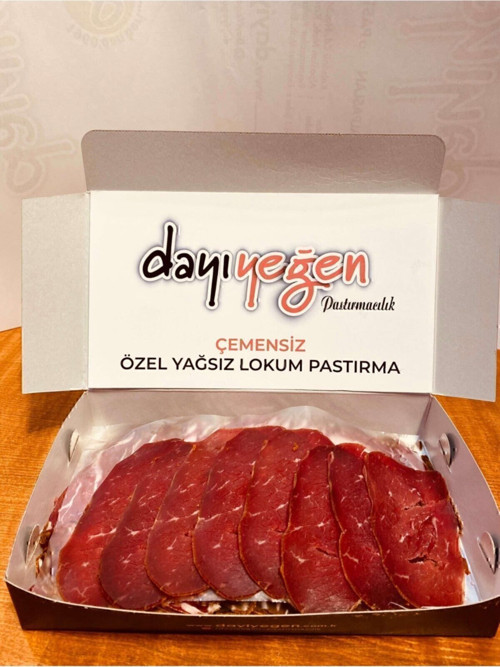 Çemensiz Özel Yağsız Pastırma 500 Gr Doğal - Kayseri