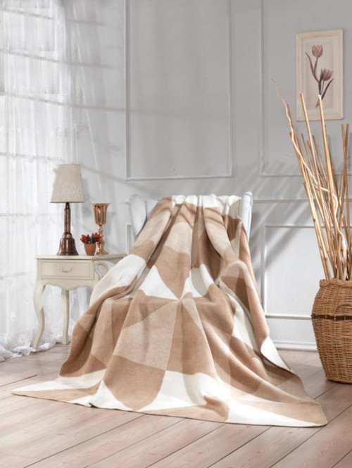 Pamuklu Battaniye Çift Kişilik Kalın Ürün