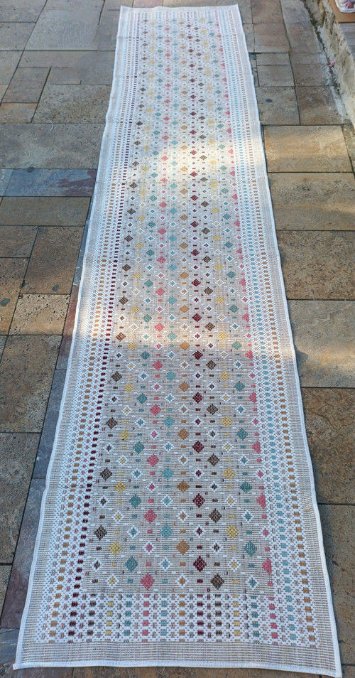 Jüt Hasır Kilim 80 X 400 Salon Mutfak Banyo Balkon Antre Yatak Odası