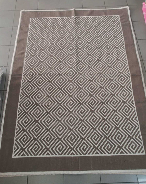 140 X 200 Cm Bukle %100 Pamuklu Kilim Salon, Mutfak, Piknik 3M2