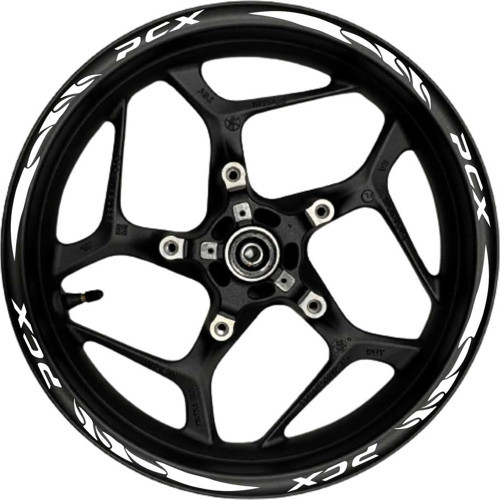 Pcx Beyaz Yazılı Beyaz Pençe Şeritli