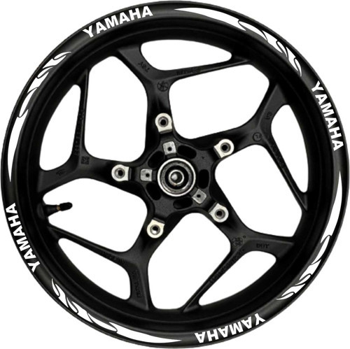 Yamaha Beyaz Yazılı Beyaz Pençe Şeritli