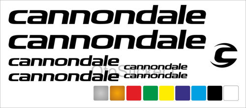 Cannondale Bisiklet Kadro Sticker Set Premium Kalite