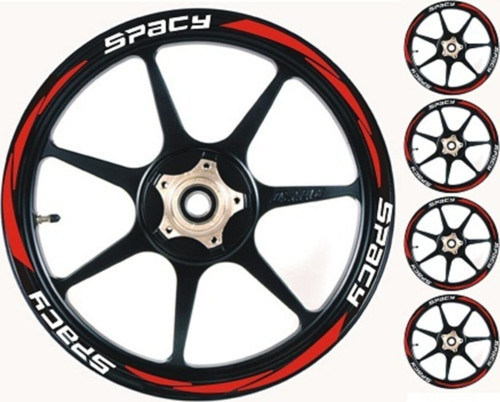 Motosiklet Jant Şeridi Honda Spacy Sağ-Sol/Ön-Arka