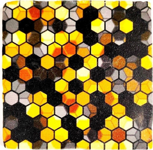Dekoratif Figürlü Doğal Taş Banyo Gider Kapağı Süsü Tekli 10X10 Cm
