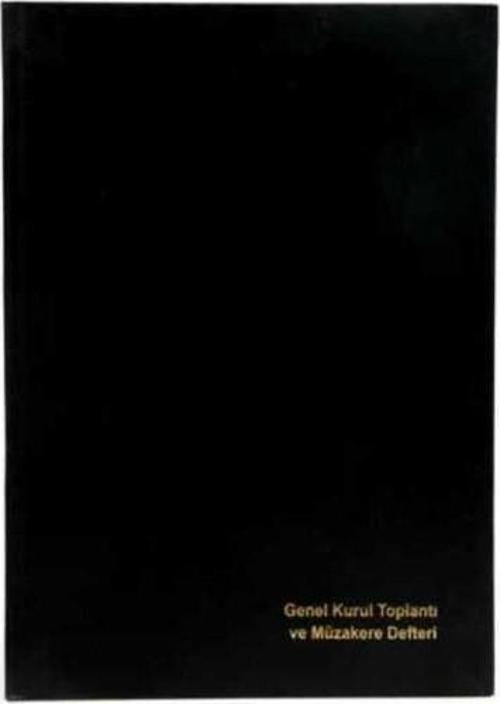 Genel Kurul Top. Ve Müzakere Defteri Ciltli