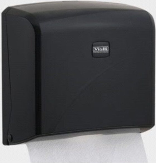 Vialli K2B Z Katlı Pratik Banyo Mutfak Kağıt Havlu Dispenseri 200 Lü Siyah