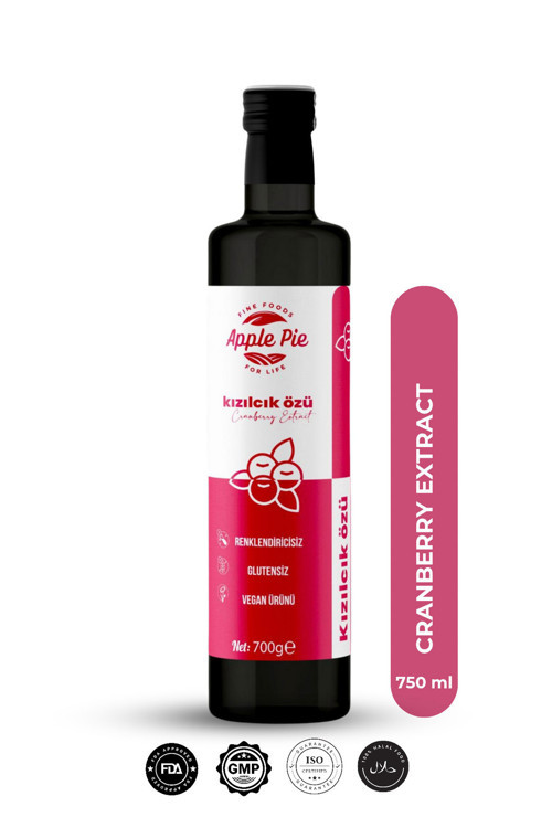 Kızılcık Özü Doğal Koruyucusuz 700 gr ( Analizli ) , Soğuk Sıkım , Cranberry Extract
