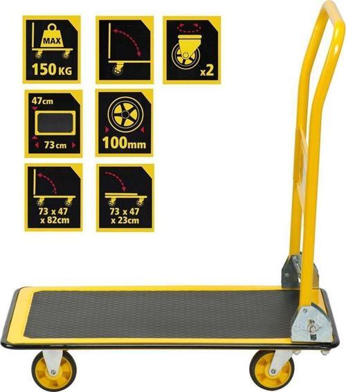 PC527 150Kg Profesyonel Paket Taşıma Arabası