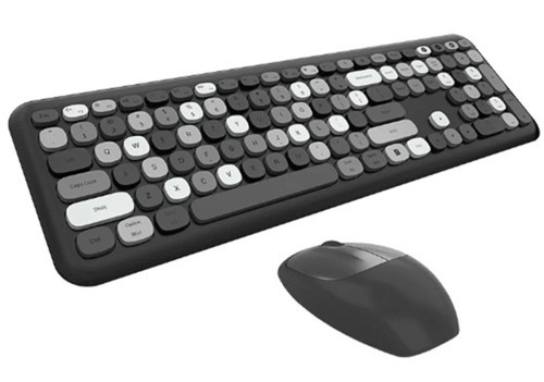 Mofii No666 Siyah Gri Klavye Mouse Set