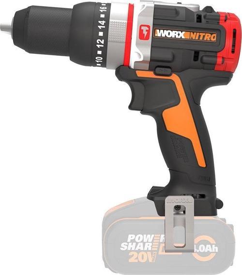 WX354.9 20Volt Kömürsüz Profesyonel Darbeli Şarjlı Matkap (Akü Dahil Değildir)