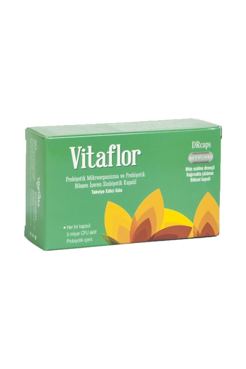 VITAFLOR KAPSÜL, PROBİYOTİK MİKROORGANİZMA İÇEREN TAKVİYE EDİCİ GIDA 10 kapsül