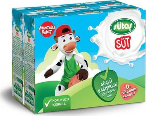 Süt %2,5 Yağlı 6x180 ml.